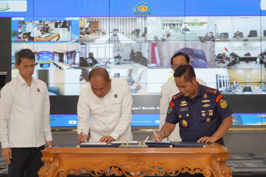 Bpa kejaksaan memberikan 5 kapal kepada KKP