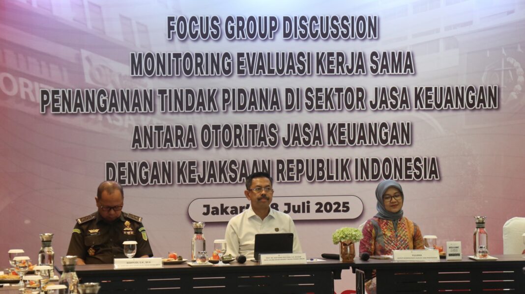 Pelaksanaan FGD bersama OJK dan kejagung