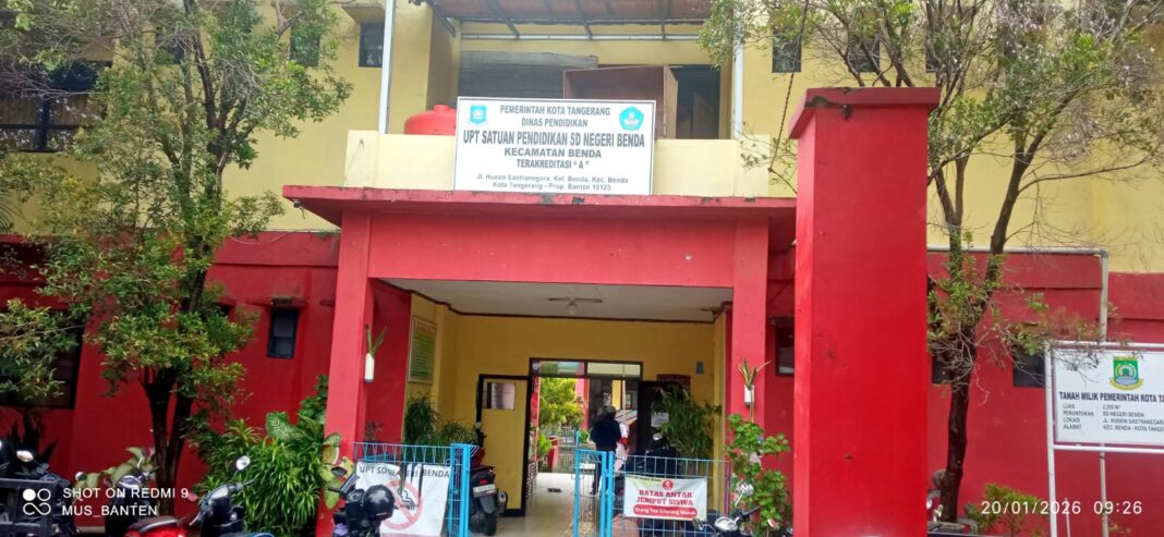 SD Negeri Benda, Kecamatan Benda, Kota Tangerang, Provinsi Banten.