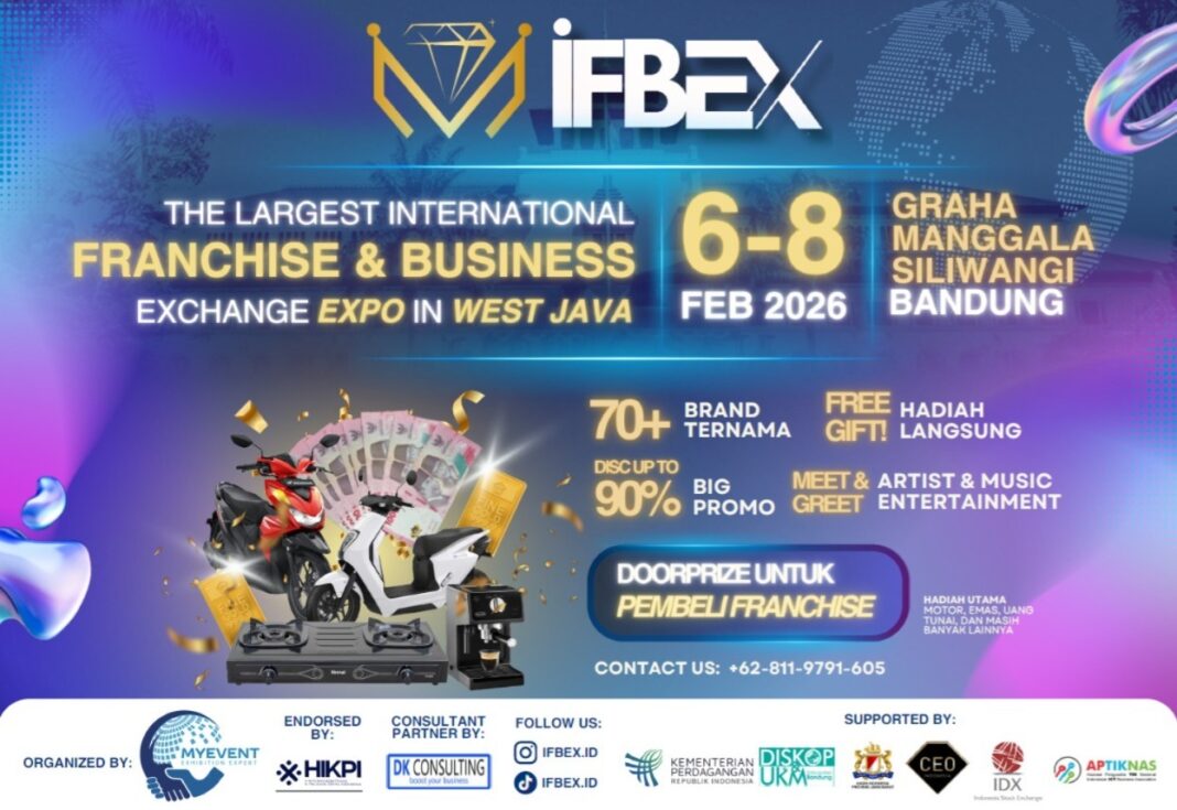 IFBEX 2026 Siap Digelar di Bandung, Perkuat Waralaba dan Bisnis Berbasis Digital
