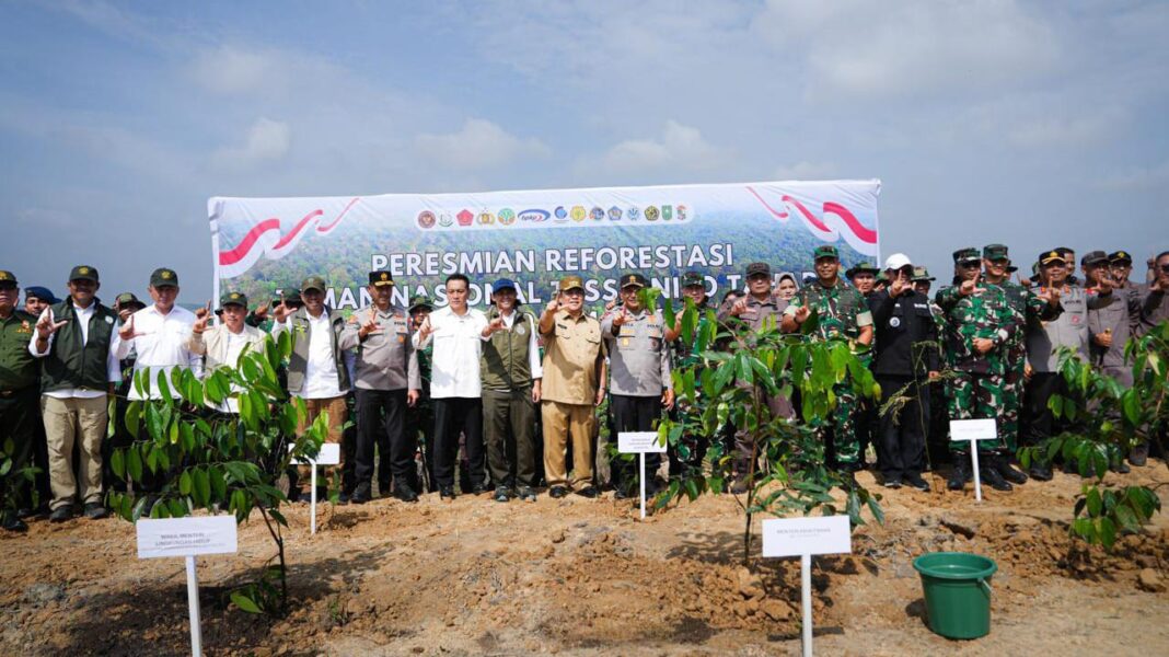 Kajati Riau Sutikno Hadiri Reforestasi 2.574 Hektar di Tesso Nilo, Komitmen Pulihkan Kawasan Konservasi