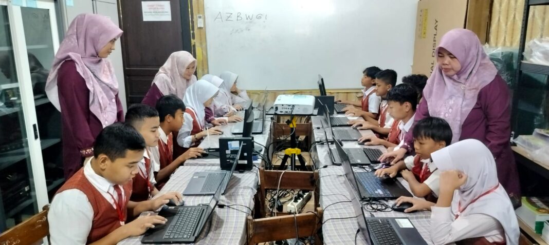 Pelaksanaan Gladi Bersih TKA di SDN Larangan Selatan 3 Berjalan Lancar